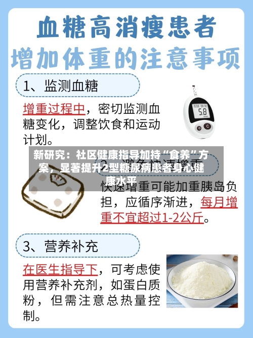 新研究：社区健康指导加持“食养”方案，显著提升2型糖尿病患者身心健康水平-第3张图片