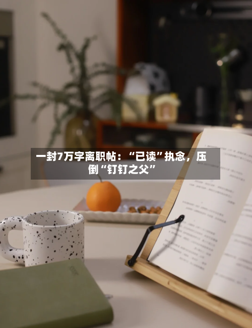 一封7万字离职帖：“已读”执念，压倒“钉钉之父”-第2张图片