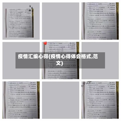 疫情汇编心得(疫情心得体会格式,范文)