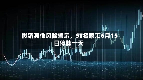 撤销其他风险警示	，ST名家汇6月15日停牌一天-第2张图片