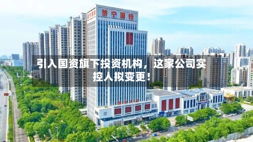 引入国资旗下投资机构，这家公司实控人拟变更！-第3张图片