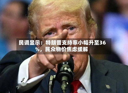 民调显示：特朗普支持率小幅升至36%，民众物价焦虑缓解-第2张图片