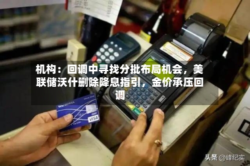 机构：回调中寻找分批布局机会	，美联储沃什删除降息指引，金价承压回调-第3张图片