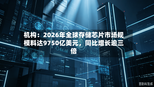 机构：2026年全球存储芯片市场规模料达9750亿美元	，同比增长逾三倍-第2张图片