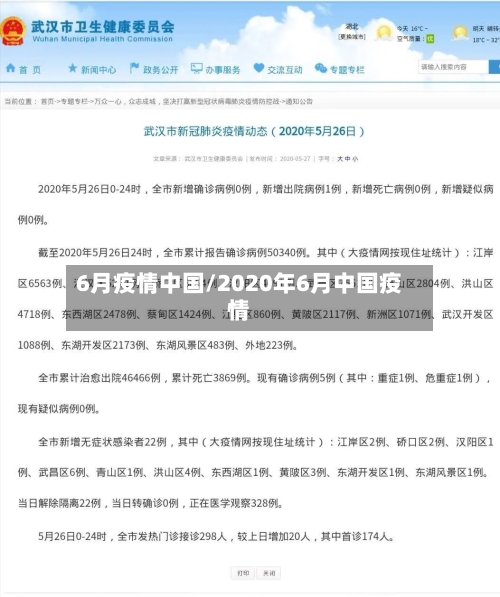 6月疫情中国/2020年6月中国疫情