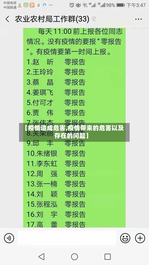 【疫情造成危害,疫情带来的危害以及存在的问题】-第2张图片