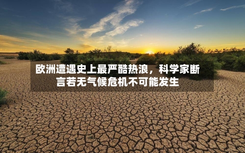 欧洲遭遇史上最严酷热浪，科学家断言若无气候危机不可能发生-第2张图片