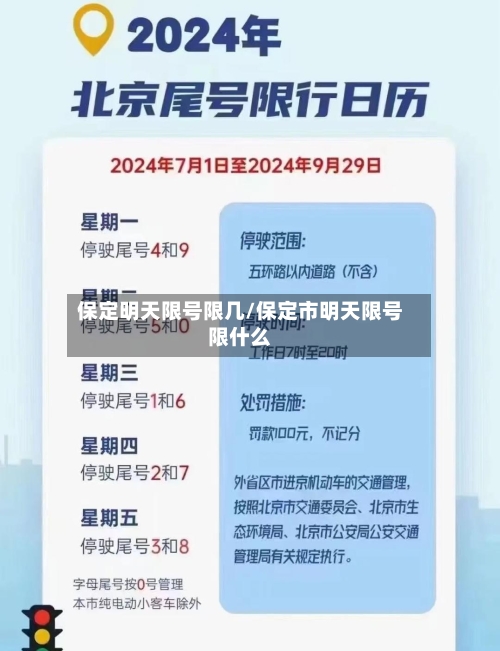 保定明天限号限几/保定市明天限号限什么-第2张图片