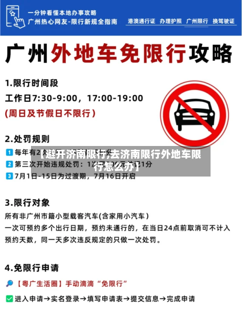 【避开济南限行,去济南限行外地车限行怎么办】-第2张图片