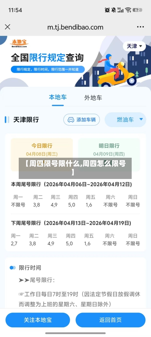 【周四限号限什么,周四怎么限号】-第2张图片