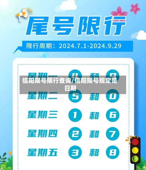 信阳限号限行查询/信阳限号规定是日期