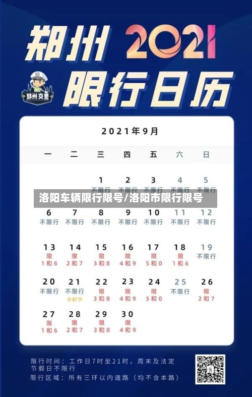 洛阳车辆限行限号/洛阳市限行限号-第3张图片