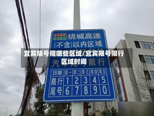 宜宾限号限哪些区域/宜宾限号限行区域时间-第3张图片
